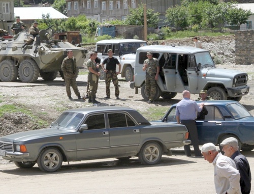 В окрестностях селения Гимры Унцукульского района Дагестана, где проходит голодовка протеста. 15 июня 2011 г. Фото "Кавказского узла"