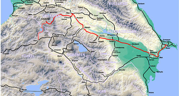 Проект Баку-Тбилиси-Карс (фото с сайта railway.ge)