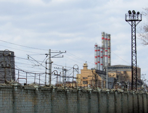 Завод "Химпром". Волгоград, апрель 2014 г. Фото Вячеслава Ященко для "Кавказского узла"