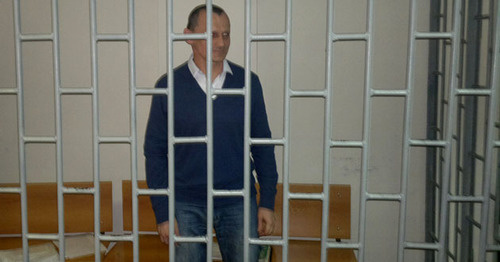 Николай Карпюк в зале суда. Фото Мурада Мурадова для "Кавказского узла"