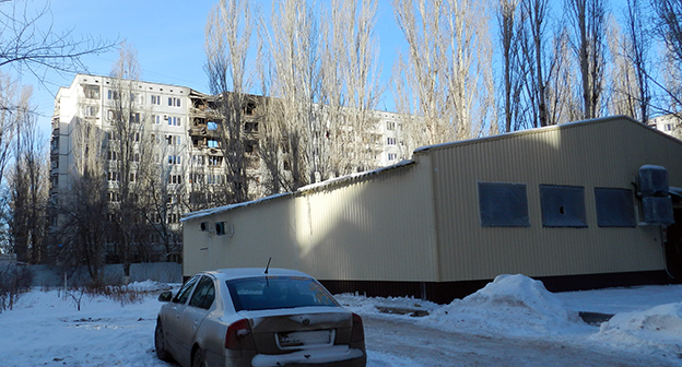 Разрушенный дом в Волгограде. Январь 2016 г. Фото Татьяны Филимоновой для "Кавказского узла"