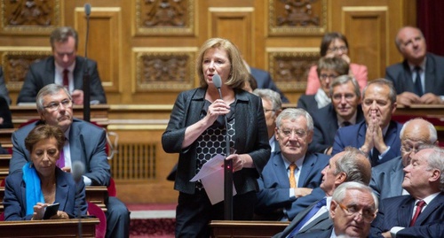 Заседание Сената Франции. Фото: Facebook.com/senat.fr