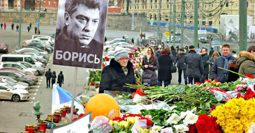 На месте убийства Немцова. Москва. Фото пользователя larvalan / Flickr.com