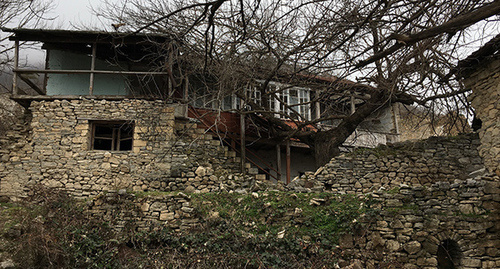 Постройка в селе Тяк Гадрутского района Нагорного Карабаха. Фото Алвард Григорян для "Кавказского узла".