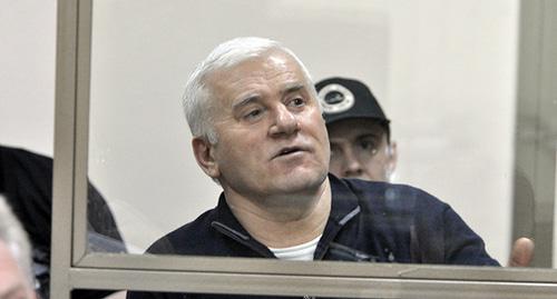Саид Амиров в зале суда. Фото Олега Пчелова для "Кавказского узла"