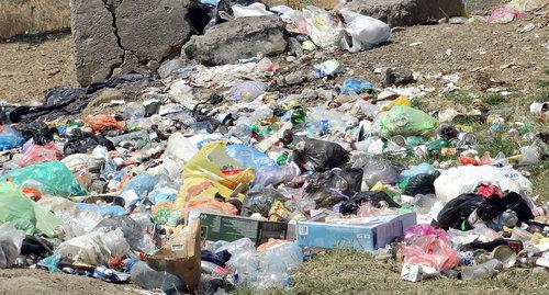 Свалка мусора. Фото Нины Тумановой для "Кавказского узла"