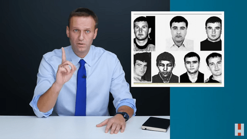 Алексей Навальный рассказывает о расследовании "Бентли, дворцы, убийства. Как устроен Северный Кавказ". Кадр видео ФБК
https://www.youtube.com/watch?v=LWdAfYKJSKA