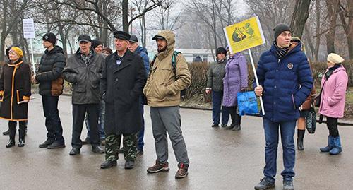 Акция жителей Красного Сулина. 18 марта 2019 г. Фото Вячеслава Прудникова для "Кавказского узла"