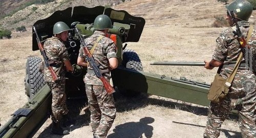 Военнослужащие армянской армии Фото пресс-службы МО Армениии http://mil.am/hy/news/8081