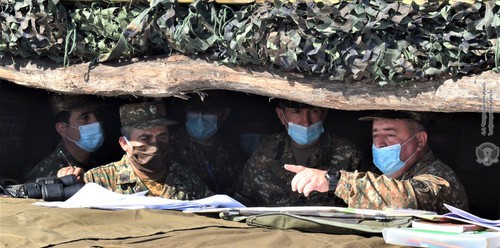 Военнослужащие армянской армии. Фото пресс-службы МО Армении http://mil.am/hy/news/8298