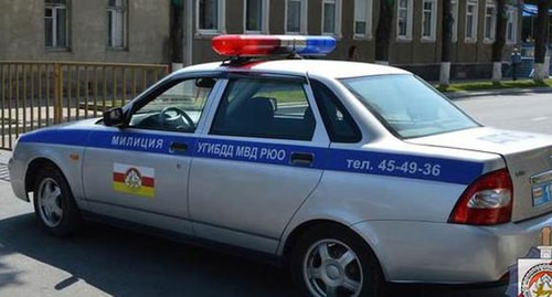 Служебный автомобиль МВД Южной Осетии. Фото: пресс-служба МВД http://mvdruo.ru/