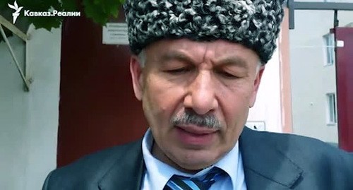 Ризван Ибрагимов. Стоп-кадр видео https://www.kavkazr.com/a/28529802.html