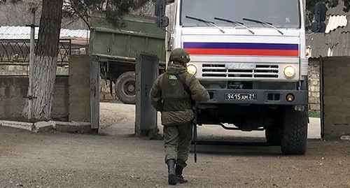 Пост миротворческого контингента в нагорном Карабахе. Фото пресс-службы МО России