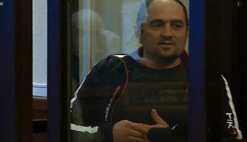 Георгий Руруа на судебном процессе, 20 ноября, 2019. Фото: кадр из видео «Мтавари архи»
