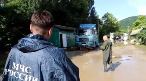 Наводнение на Кубани. Фото пресс-службы МЧС https://23.mchs.gov.ru/
