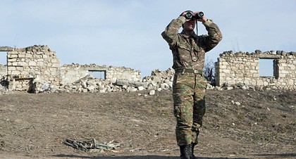Солдат армянской армии. Фото: Artem Mikryukov / Reuters