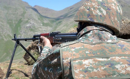 Военнослужащий армянской армии. Фото: Минобороны Армении.