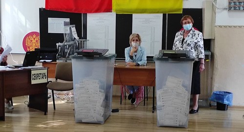 На избирательном участке в Северной Осетии. Фото: Эмма Марзоева для "Кавказского узла"