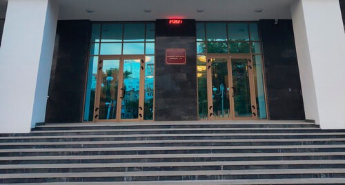 Вход в Южный окружной военный суд. Фото Константина Волгина для "Кавказского узла"
