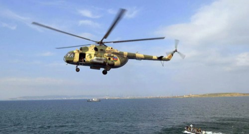 Военный вертолет Азербайджана. Фото МО Азербайджана 