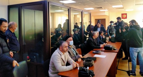 Заседание суда по делу ингушских активистов. Фото Алены Садовской для "Кавказского узла"