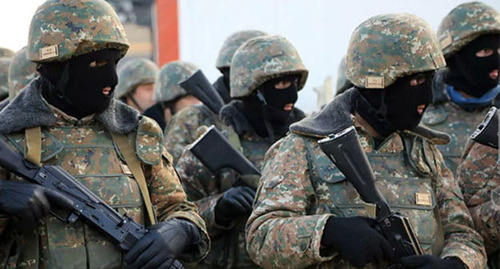 Армянский миротворческий контингент  в Казахстане. 7 января 2022 г. Фото: official site of MoD of RA