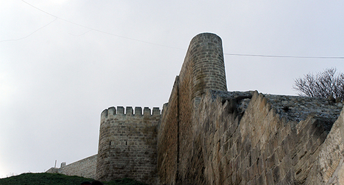 Северная стена крепости Нарын-Калы в Дербенте. Фото Патимат Махмудовой для "Кавказского узла" 