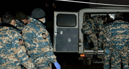 Останки армянского военнослужащего найдены сегодня в ходе поисковой операции на территориях, перешедших под контроль Азербайджана. Фото https://www.facebook.com/photo/?fbid=323270039819171&set=a.204085831737593
