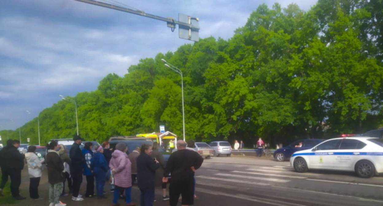 Жители товариществ под Краснодаром перекрывают ростовское шоссе, фото "Юга.ру"