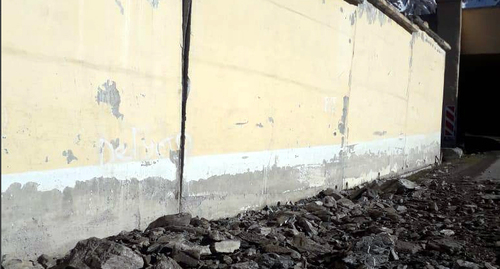 Последствия  камнепада на территории Южной Осетии . Фото пресс-службы МЧС Южной Осетии https://t.me/s/mchsruo