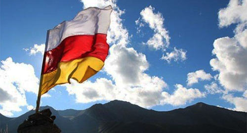 Флаг Южной Осетии. Фото: администрация президента Южная Осетия