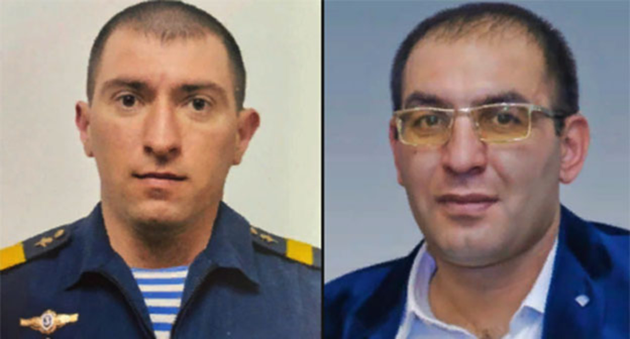 Илья Покусаев (слева) и Гарегин Саргсян. Скриншот https://t.me/maikop_adm/2012&single