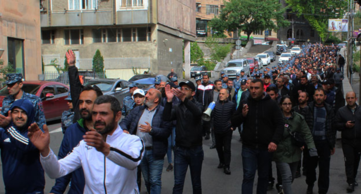 Протестные шествия в Ереване. Май 2022 г. Фото Тиграна Петросяна для "Кавказского узла"