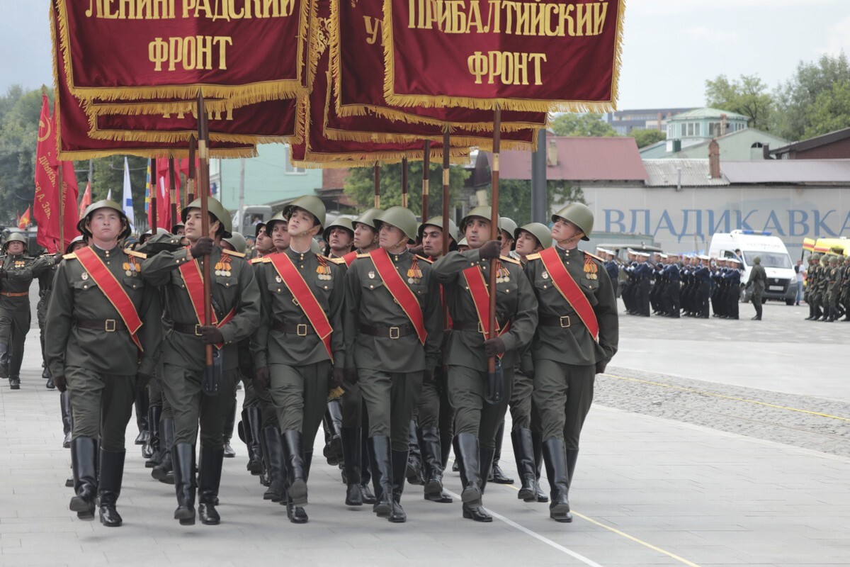 Парад Победы во Владикавказе, 2020 год. Фото пресс-службы Минобороны России, https://structure.mil.ru