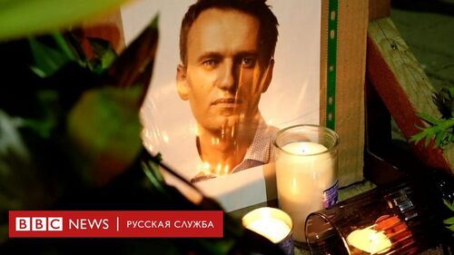 Портрет Алексея Навального. Скриншот видео https://www.bbc.com/russian/media-68326019