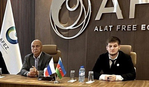 Ахмат Кадыров в Азербайджане. Фото https://grozny.tv/news/main/54155