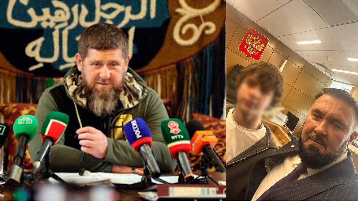 Рамзан Кадыров (слева), Роман Мурдиев, Мансур Солтаев. Фото https://chechnya.gov.ru/novosti/nachalas-pryamaya-liniya-glavy-chr-r-kadyrova-3/ и https://chechombudsman.ru