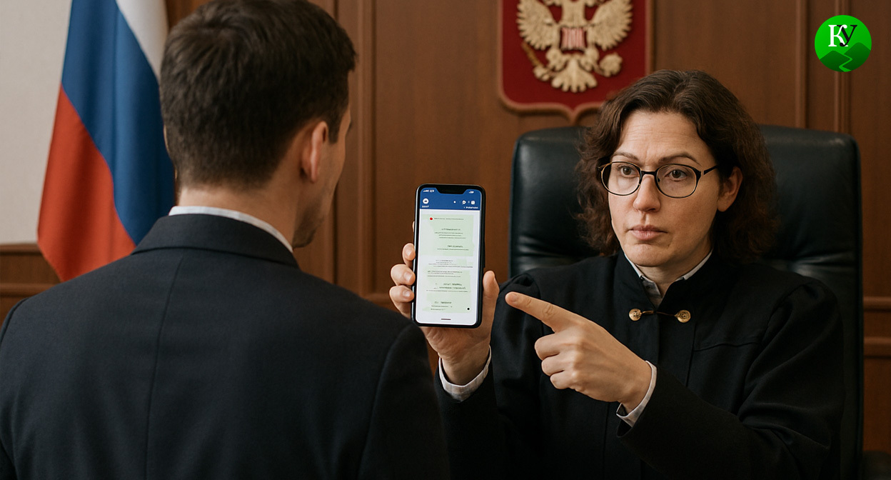 Судья демонстрирует комментарии. Иллюстрация создана «Кавказским узлом» с помощью ИИ в программе Copilot Судья демонстрирует комментарии. Иллюстрация создана «Кавказским узлом» с помощью ИИ в программе Copilot