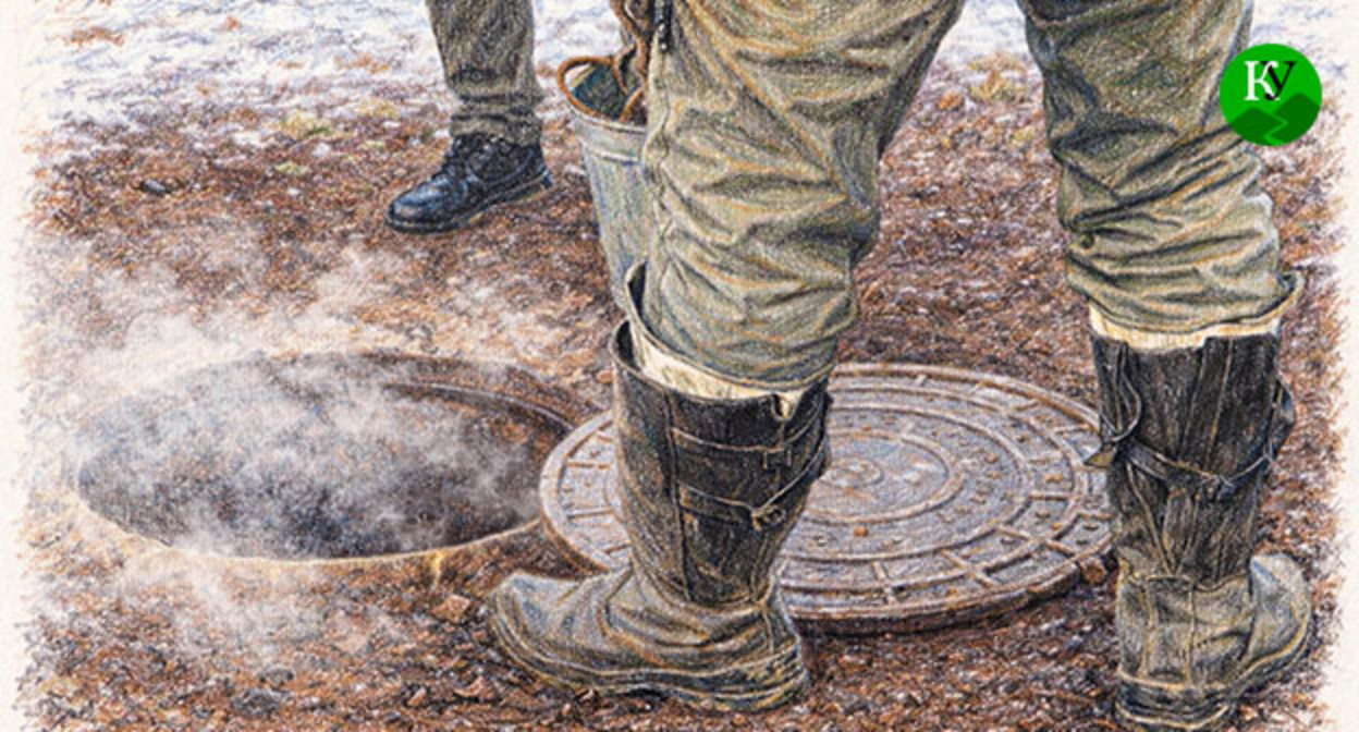 Открытый люк. Иллюстрация создана "Кавказским узлом" при помощи ИИ в программе Copilot Открытый люк. Иллюстрация создана "Кавказским узлом" при помощи ИИ в программе Copilot