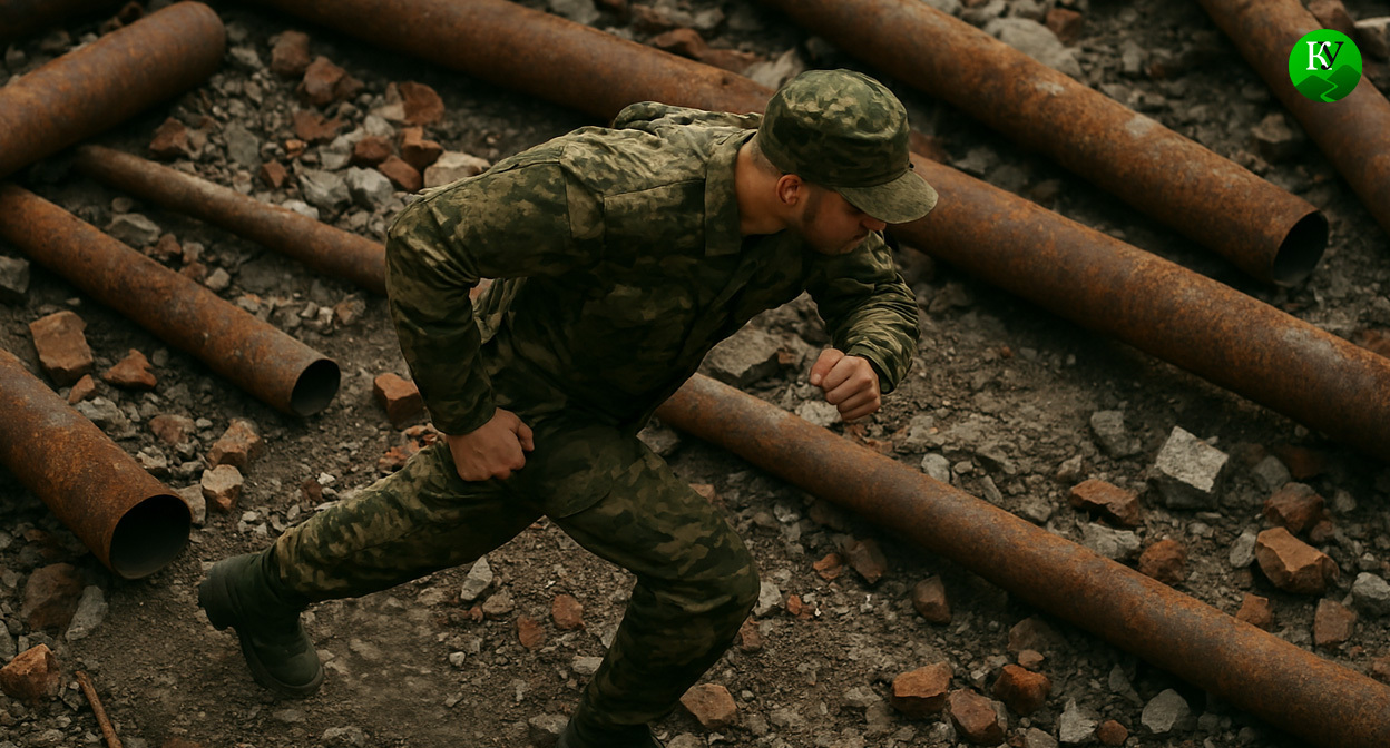 Военный на СВО. Иллюстрация создана «Кавказским узлом» с помощью ИИ в программе Copilot Военный на СВО. Иллюстрация создана «Кавказским узлом» с помощью ИИ в программе Copilot