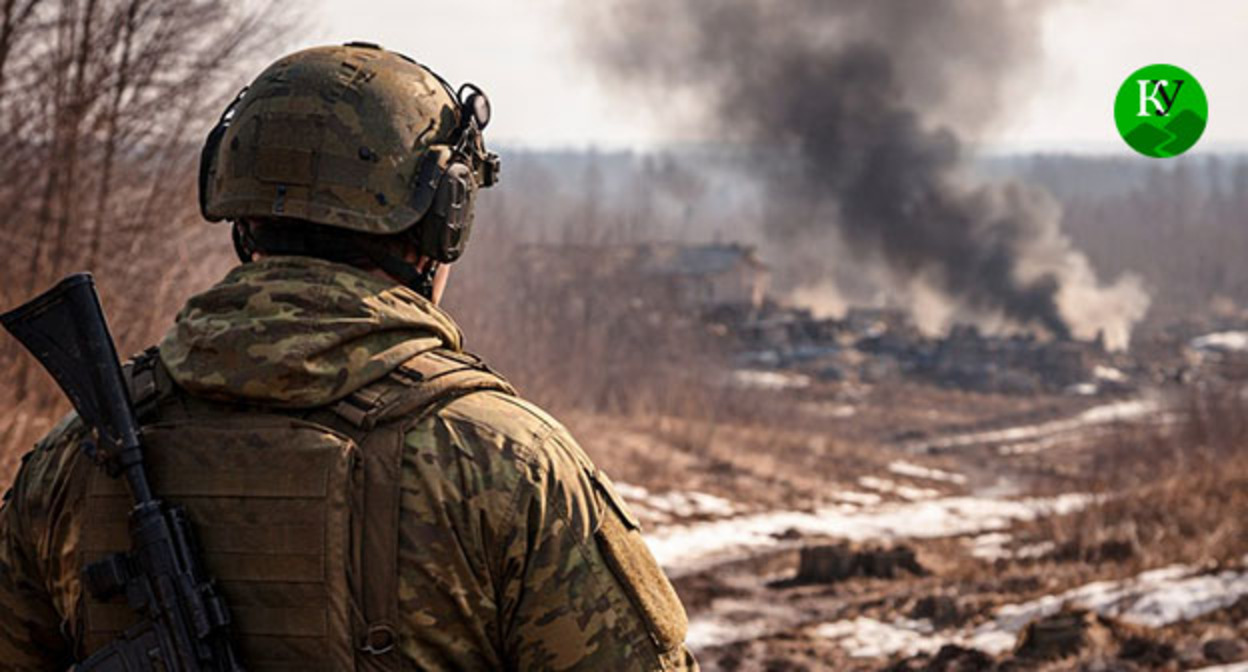 Военнослужащий. Иллюстрация создана "Кавказским узлом" при помощи ИИ в программе Copilot Военнослужащий. Иллюстрация создана "Кавказским узлом" при помощи ИИ в программе Copilot