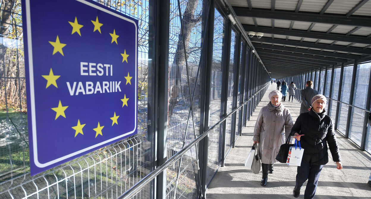 Граница Эстонии и РФ. Фото: Сергей Степанов / ERR Граница Эстонии и РФ. Фото: Сергей Степанов / ERR