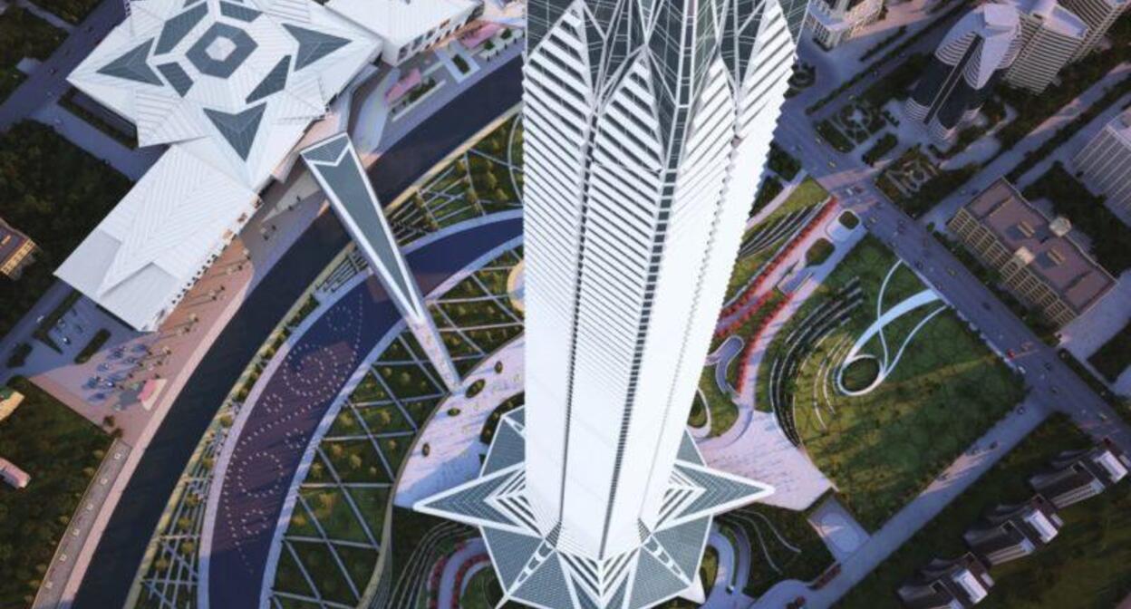 Проект небоскреба "Ахмат-тауэр" в Грозном. Фото: "Грозный-Информ" https://www.grozny-inform.ru/news/society/182258/ Проект небоскреба "Ахмат-тауэр" в Грозном. Фото: "Грозный-Информ" https://www.grozny-inform.ru/news/society/182258/