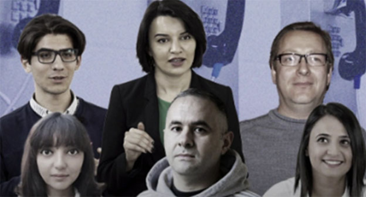 Журналисты Abzas Media. Фото: https://baku.ws/ru/obschestvo/zavershilos-sudebnoe-sledstvie-po-delu-abzas-media Журналисты Abzas Media. Фото: https://baku.ws/ru/obschestvo/zavershilos-sudebnoe-sledstvie-po-delu-abzas-media