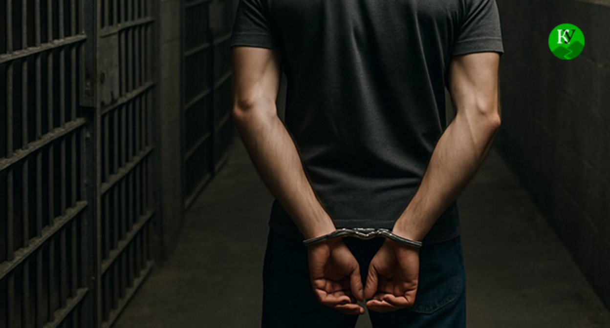 Мужчина в наручниках. Иллюстрация "Кавказского узла", созданная ИИ при помощи программы Copilot Мужчина в наручниках. Иллюстрация "Кавказского узла", созданная ИИ при помощи программы Copilot