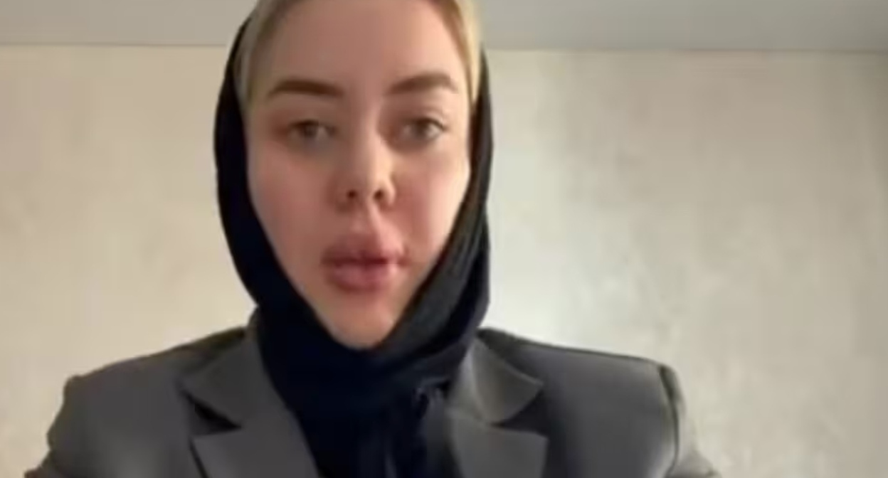 Стоп-кадр видеообращения Белкисы к Александру Бастрыкину https://t.me/bloodysx/54358 Стоп-кадр видеообращения Белкисы к Александру Бастрыкину https://t.me/bloodysx/54358