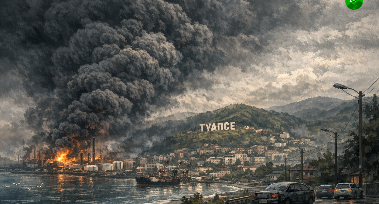 Туапсе. Иллюстрация создана "Кавказским узлом" при помощи ИИ в программе Copilot Туапсе. Иллюстрация создана "Кавказским узлом" при помощи ИИ в программе Copilot