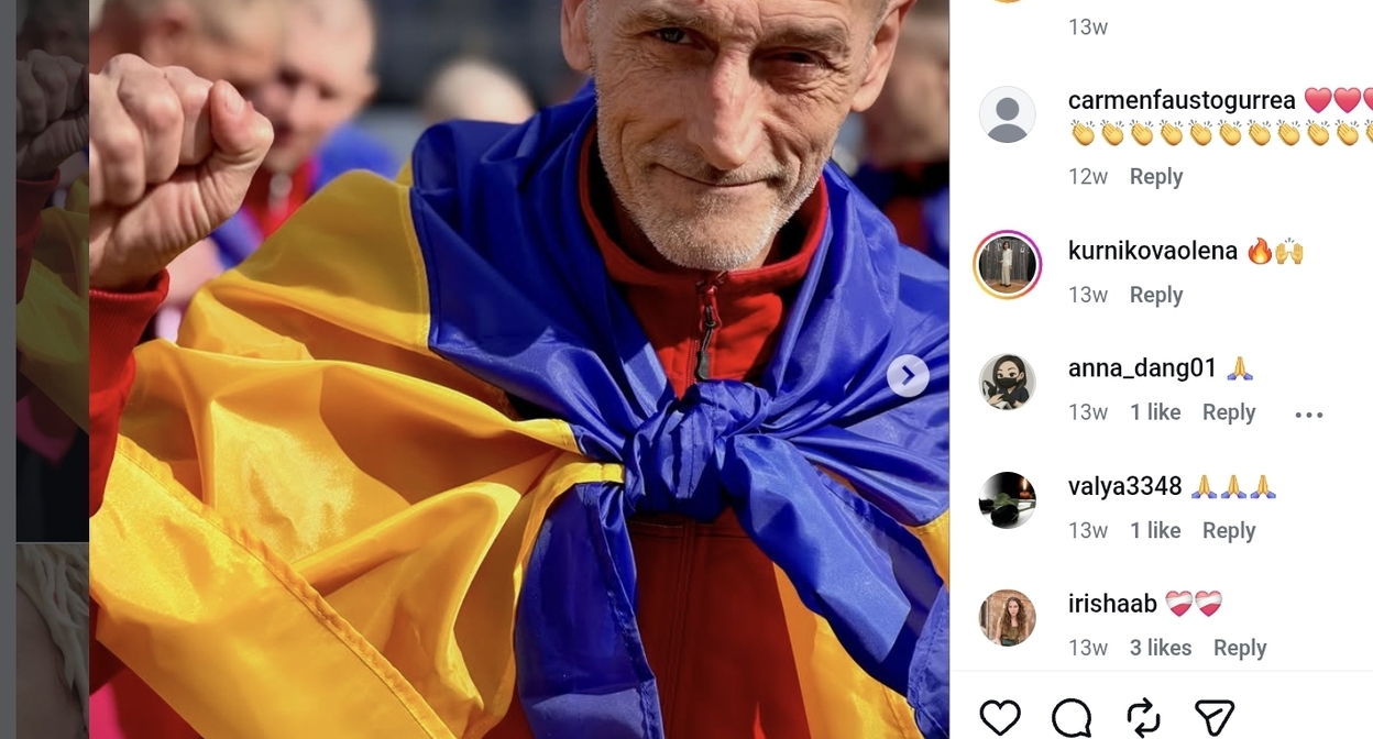 Сергей Скотаренко в день обмена пленными. Скриншот публикации tara.kurushkina в Instagram* Сергей Скотаренко в день обмена пленными. Скриншот публикации tara.kurushkina в Instagram*